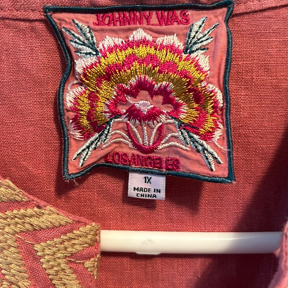 Johnny Was linen shirt